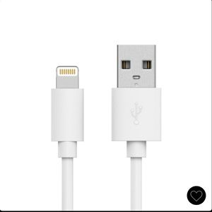 iPhone phone charger 10 ft, NEW, 10' TPU Lightning to USB-A Cable - White